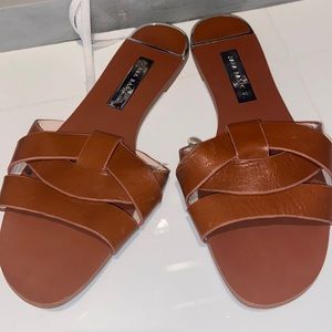 Zara Tan Sandals